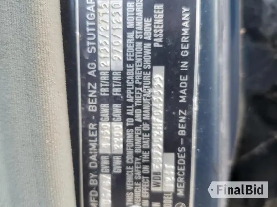 1987 Mercedes-Benz 300