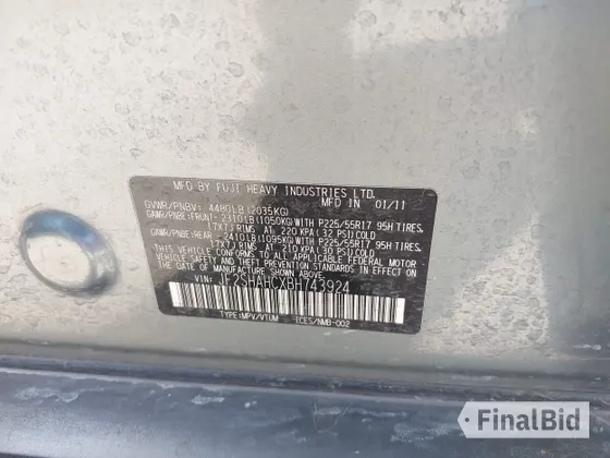 2011 Subaru Forester X Touring