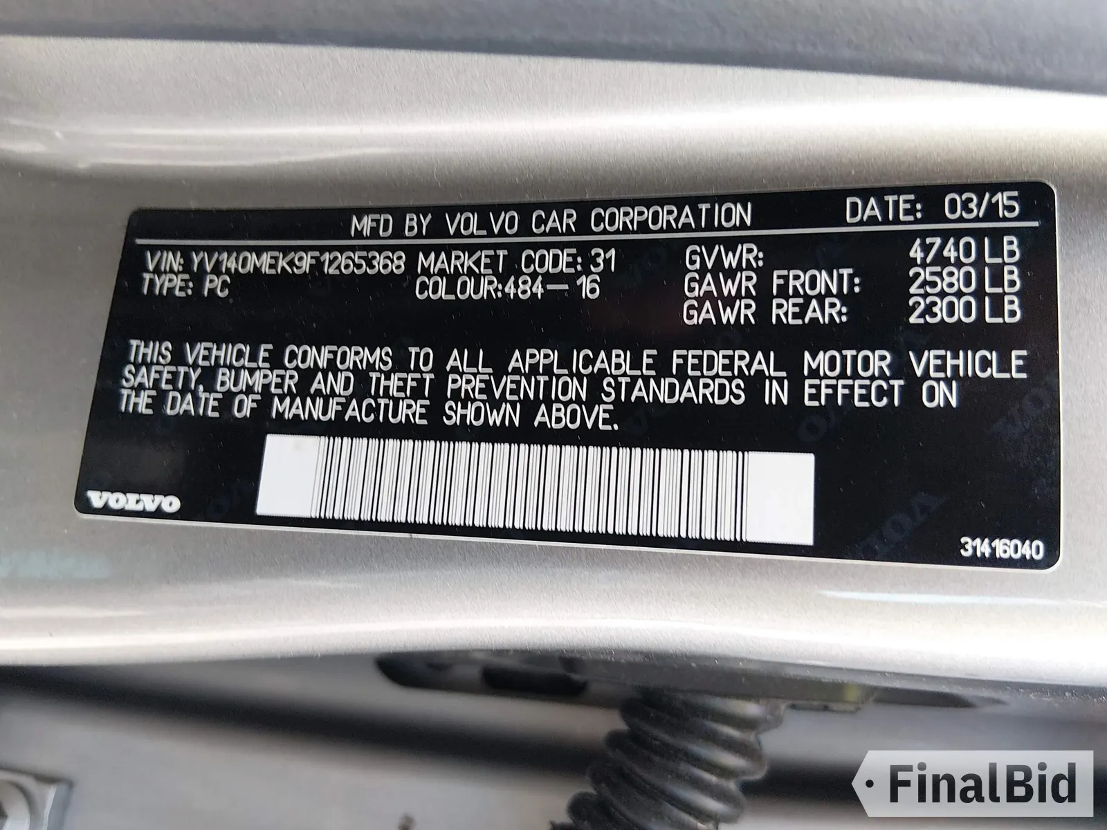 2015 Volvo V60 T5 Drive-E Premier