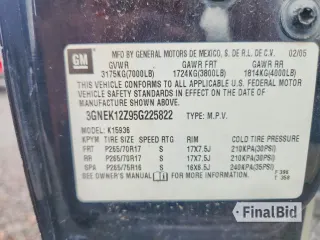 2005 Chevrolet Avalanche Z71
