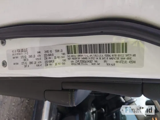 2016 Jeep Cherokee Limited