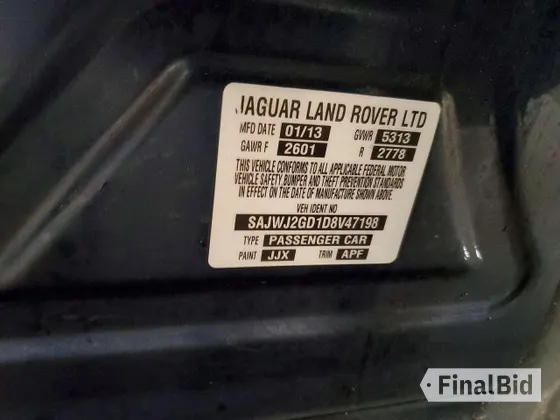 2013 Jaguar XJ Portfolio