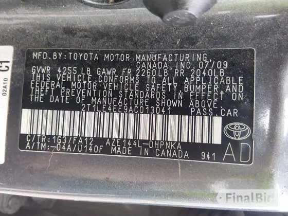 2010 Toyota Matrix