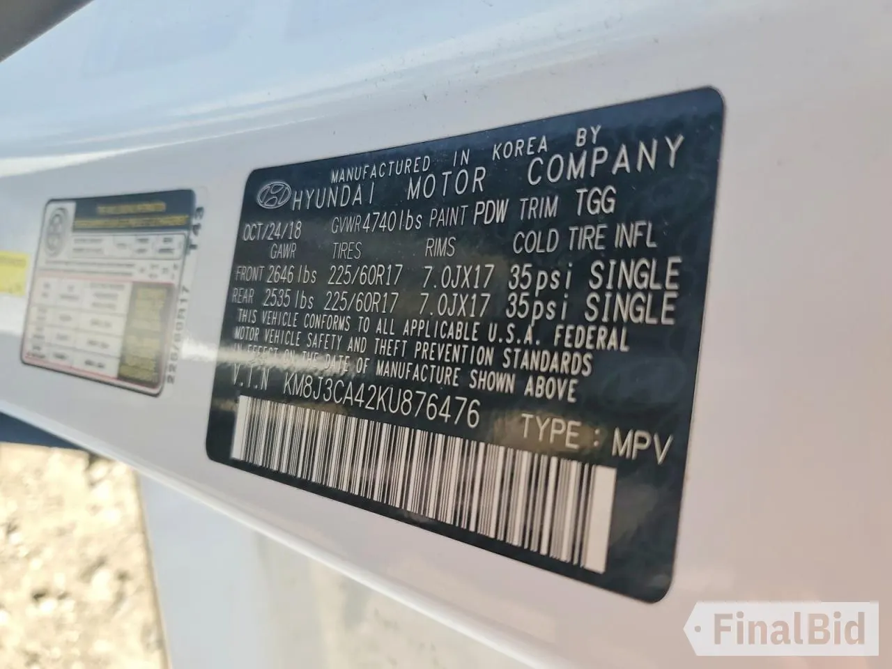 2019 Hyundai Tucson Value