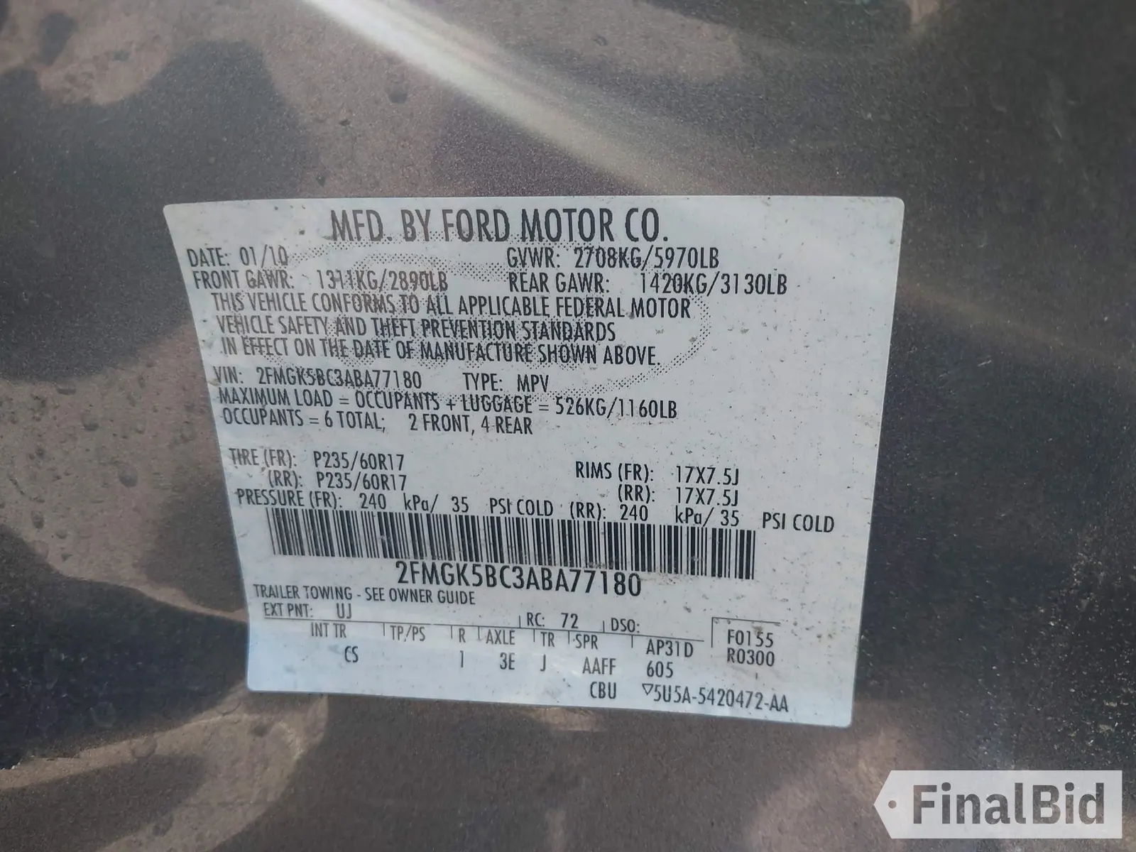 2010 Ford Flex SE