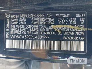 1990 Mercedes-Benz 560