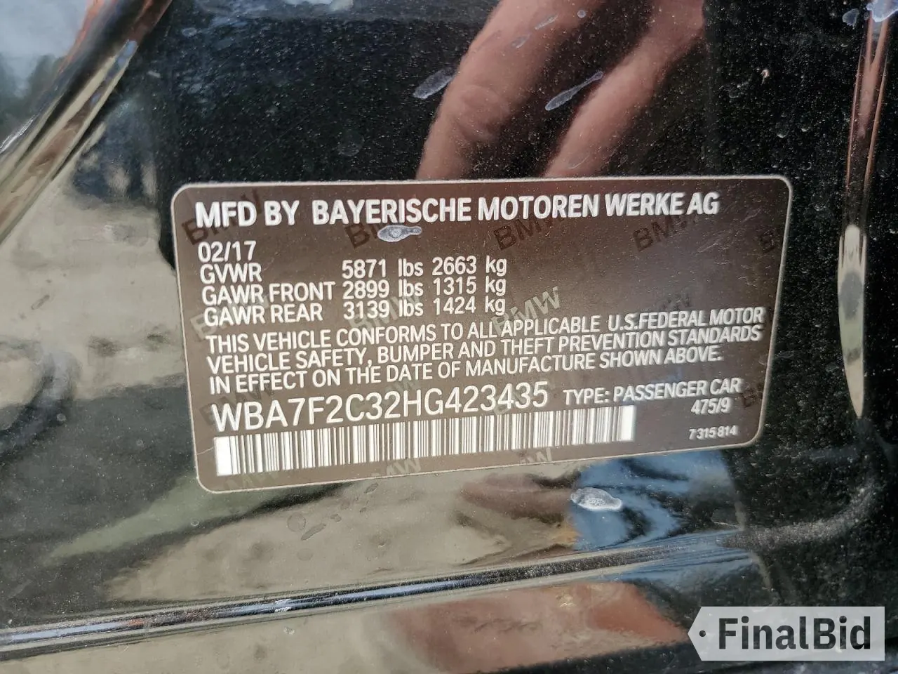 2017 BMW 7 Series ALPINA B7 xDrive