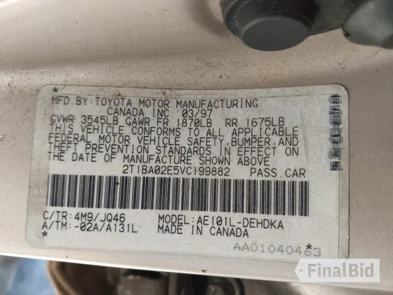 1997 Toyota Corolla