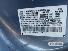 2009 Honda Odyssey EX