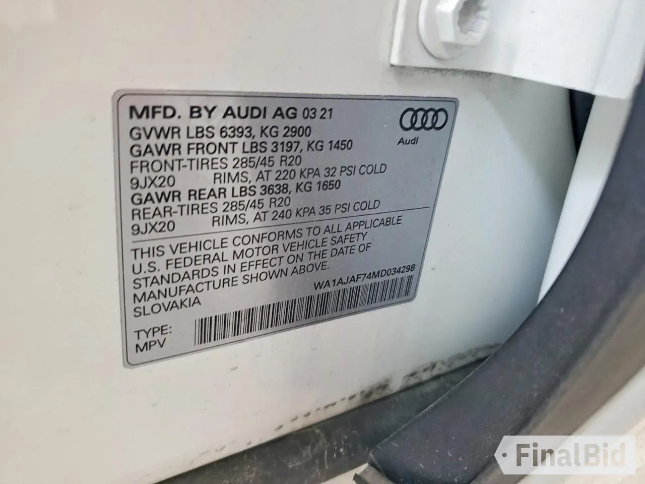 2021 Audi Q7 Premium