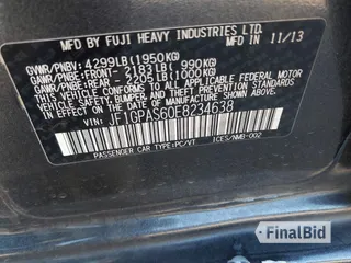2014 Subaru Impreza Special Sports Limited