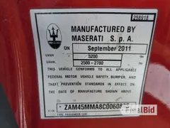 2012 Maserati GranTurismo Sport