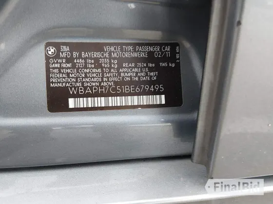 2011 BMW 3 Series 328i