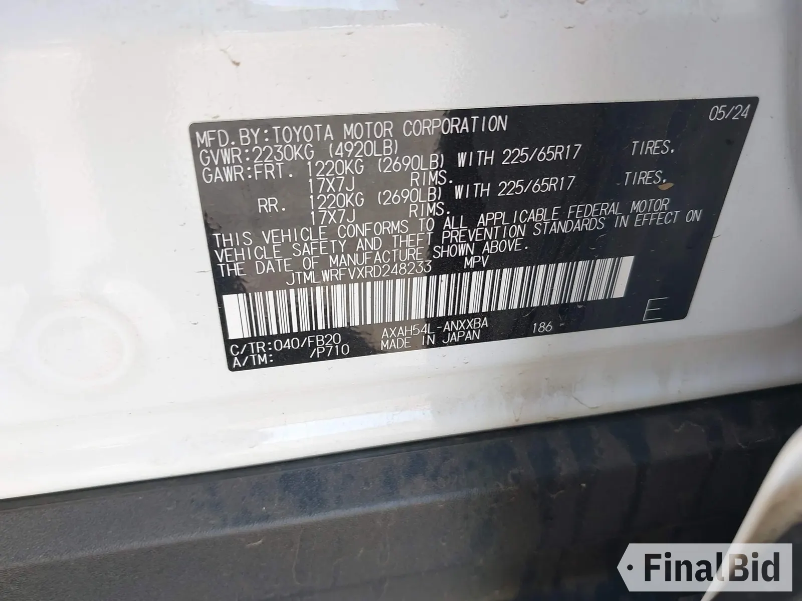 2024 Toyota RAV4 Hybrid LE