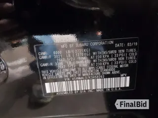 2019 Subaru Ascent Limited