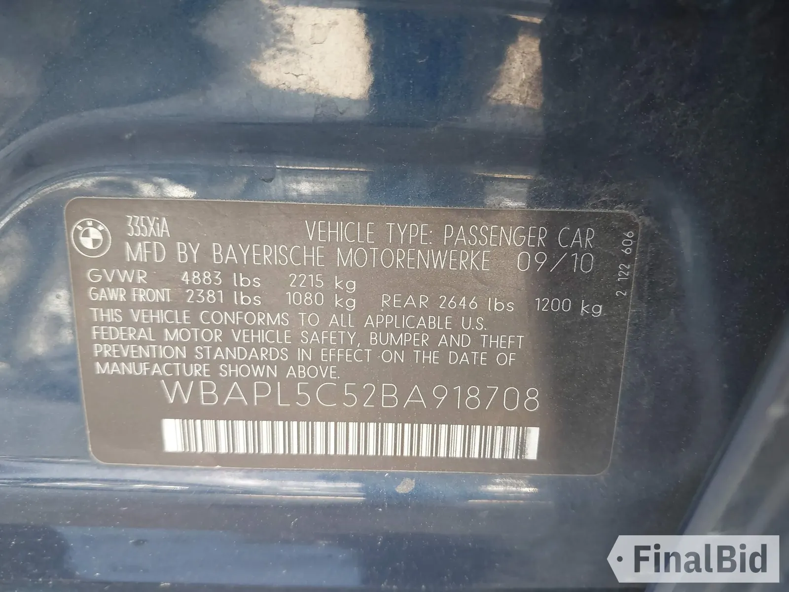 2011 BMW 3 Series 335i xDrive