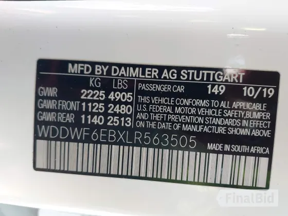 2020 Mercedes-Benz C 43 AMG