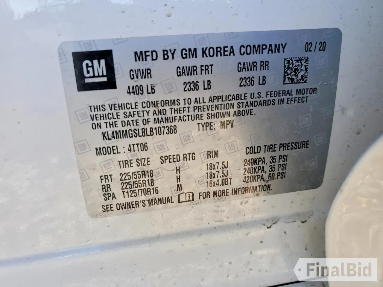 2020 Buick Encore GX Essence