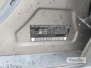 2003 Mercedes-Benz E 55 AMG