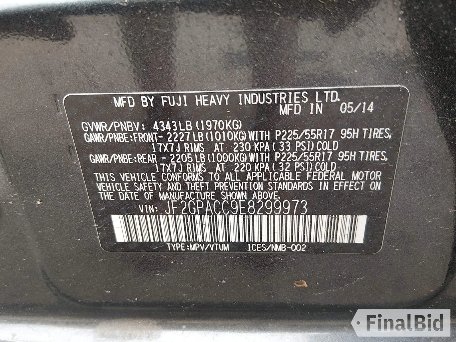 2014 Subaru Crosstrek Premium