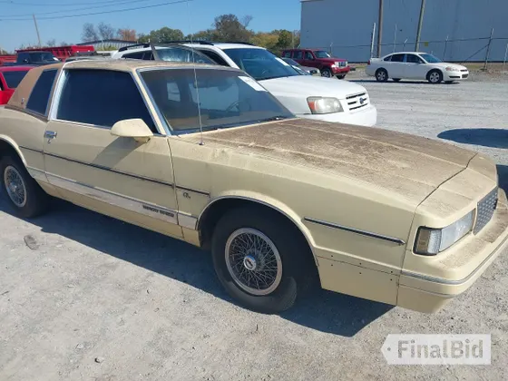 1986 Chevrolet Monte Carlo Sport SS
