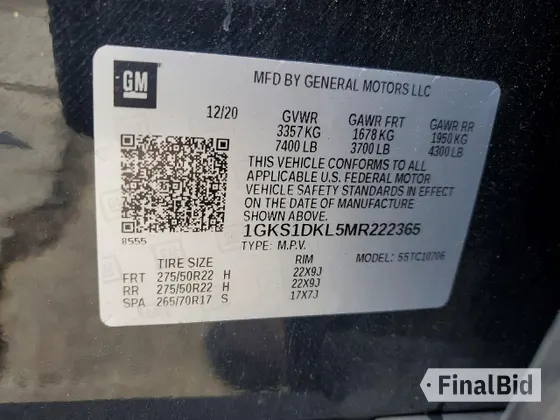 2021 GMC Yukon Denali