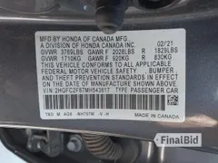 2021 Honda Civic Sport