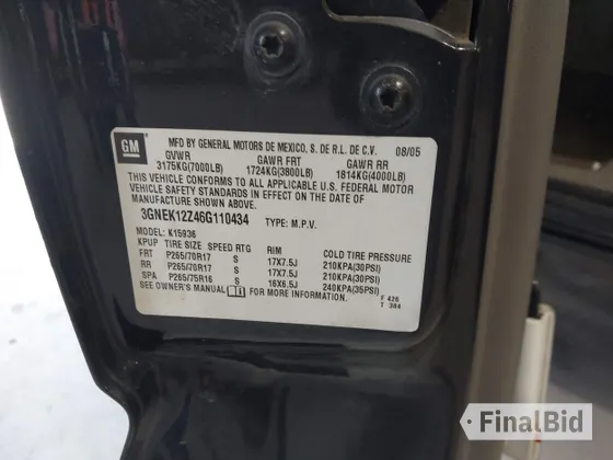 2006 Chevrolet Avalanche LS