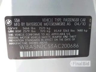 2010 BMW 5 Series 535i Gran Turismo