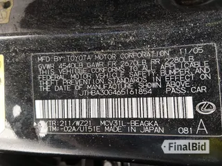 2006 Lexus ES 350