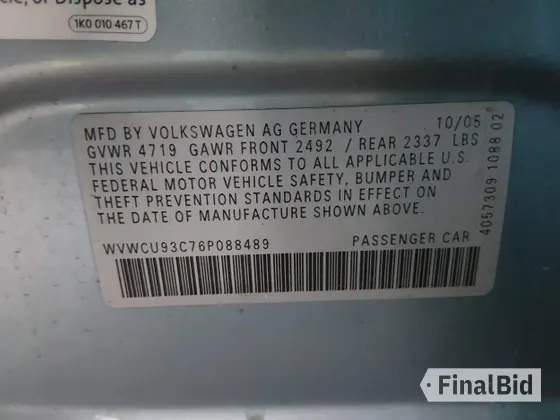 2006 Volkswagen Passat