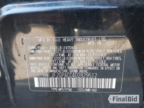 2013 Subaru Crosstrek Premium