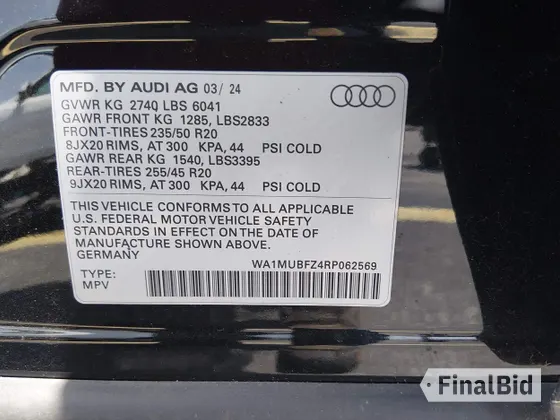 2024 Audi Q4 e-tron Prestige