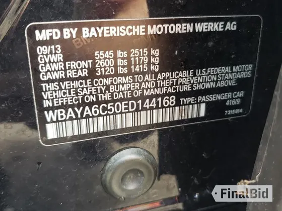 2014 BMW 7 Series 740i