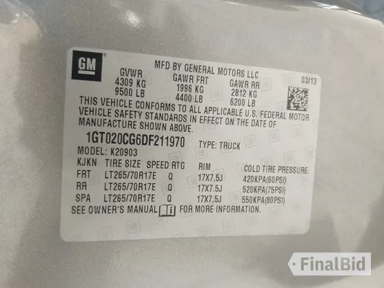2013 GMC Sierra 2500HD SLE