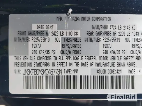 2021 Mazda CX-5 Grand Touring