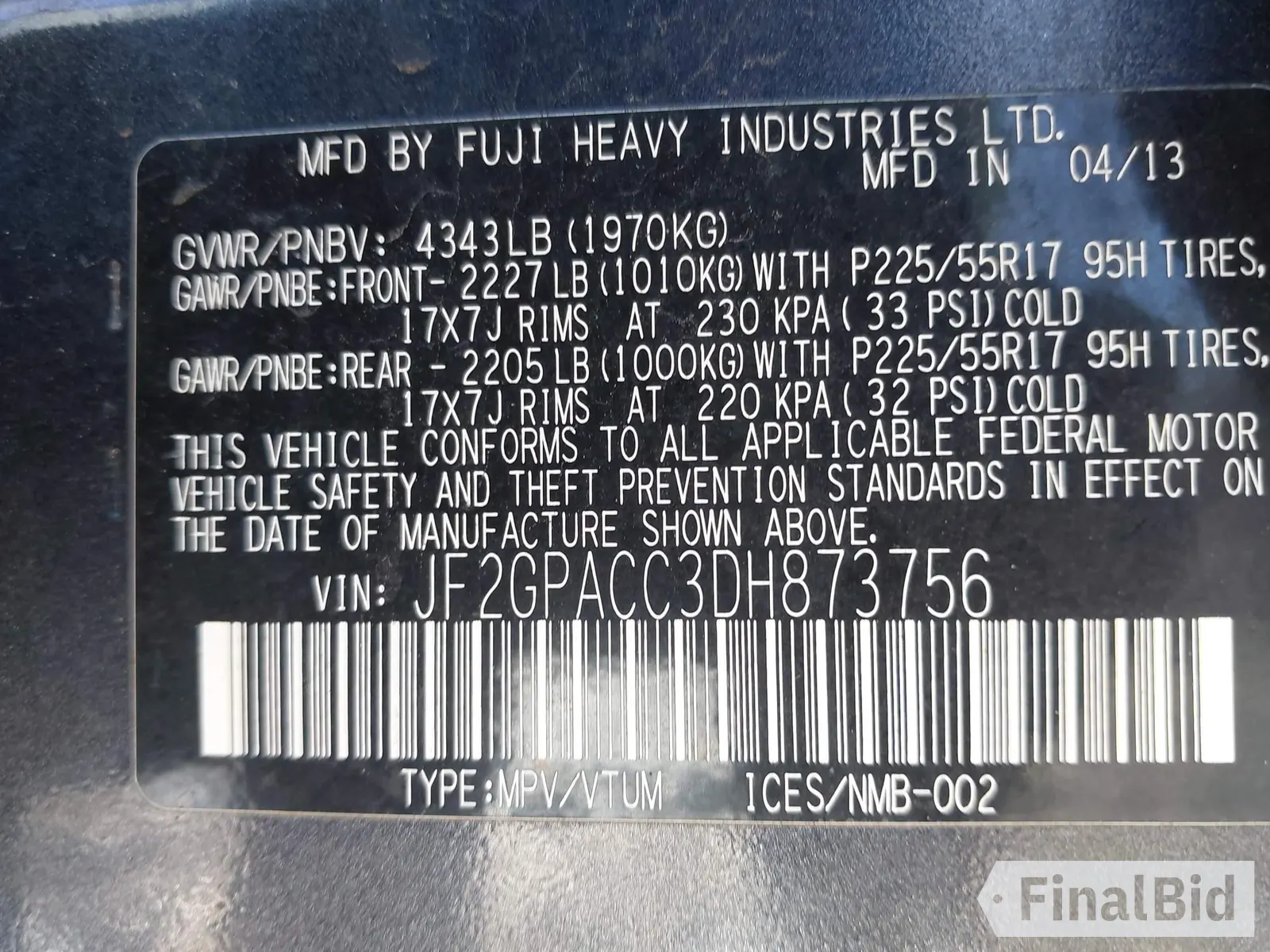 2013 Subaru Crosstrek Premium