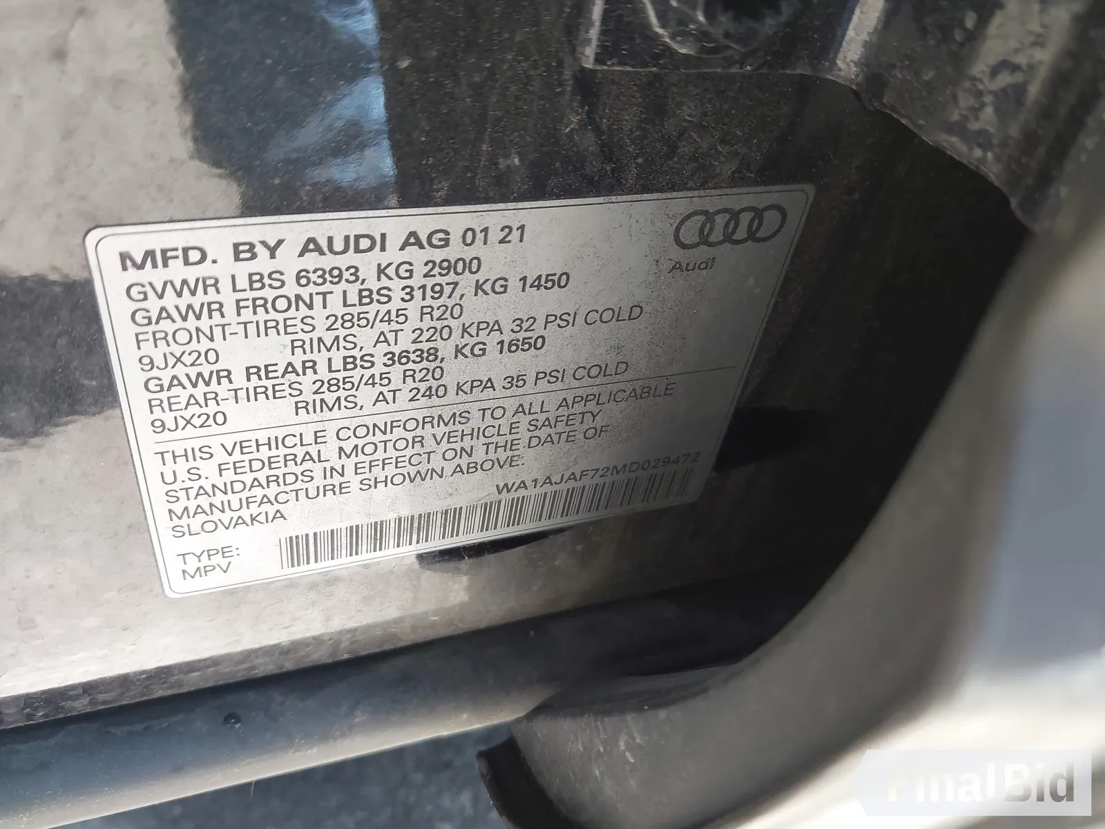 2021 Audi Q7 Premium