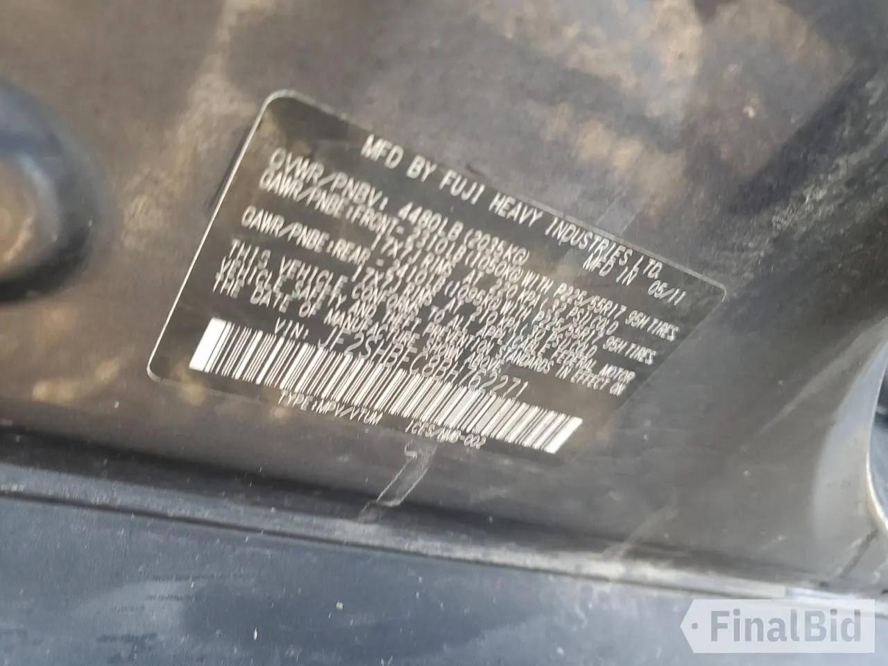 2011 Subaru Forester X Limited