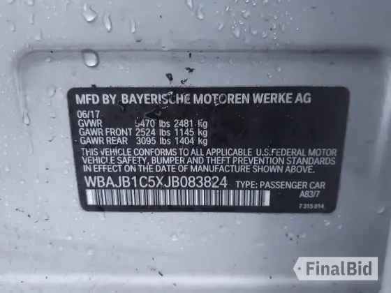 2018 BMW 5 Series 530e xDrive