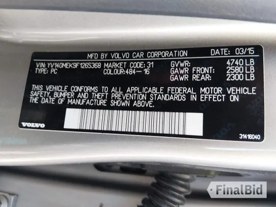 2015 Volvo V60 T5 Drive-E Premier