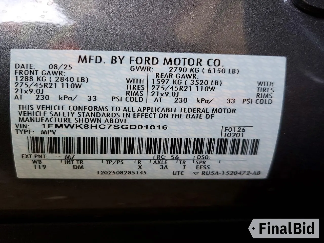 2025 Ford Explorer Platinum