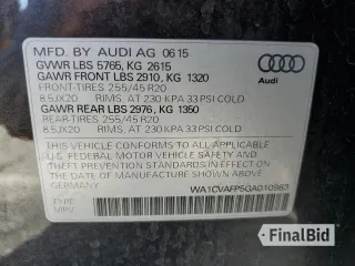2016 Audi Q5 Premium Plus