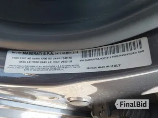 2018 Maserati Quattroporte GTS GranSport