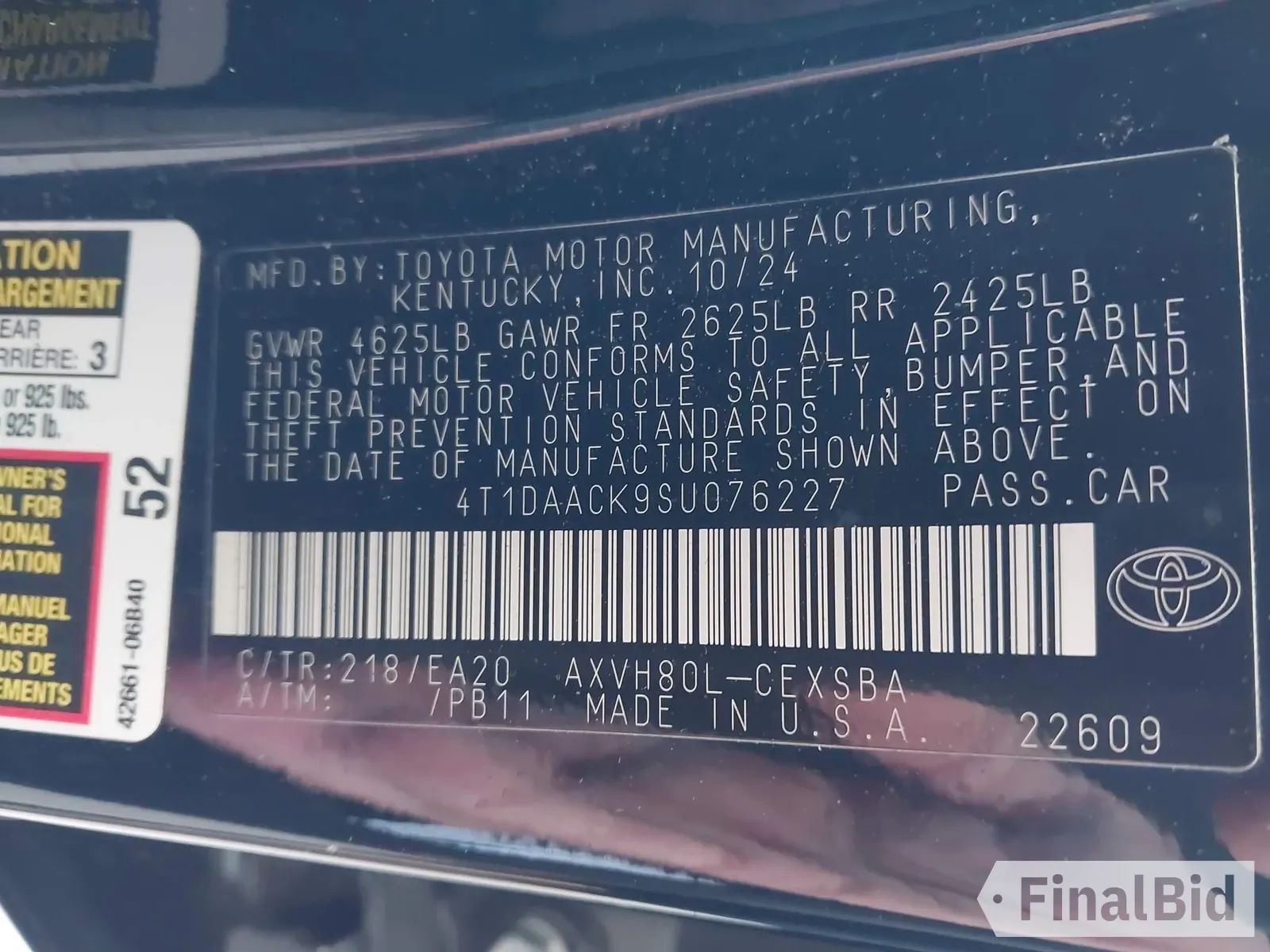 2025 Toyota Camry XLE