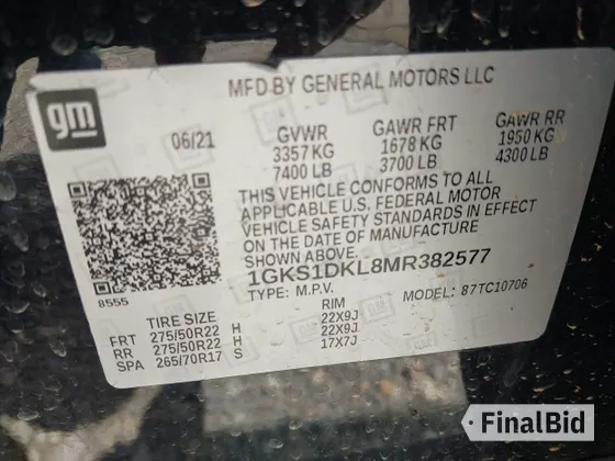 2021 GMC Yukon Denali