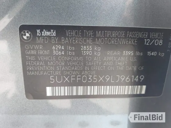 2009 BMW X5 35d
