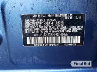 2014 Subaru Impreza Special Sports Limited