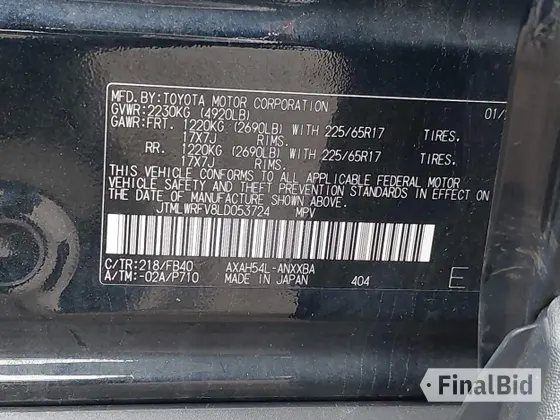 2020 Toyota RAV4 Hybrid LE