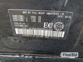 2016 Subaru Legacy Limited
